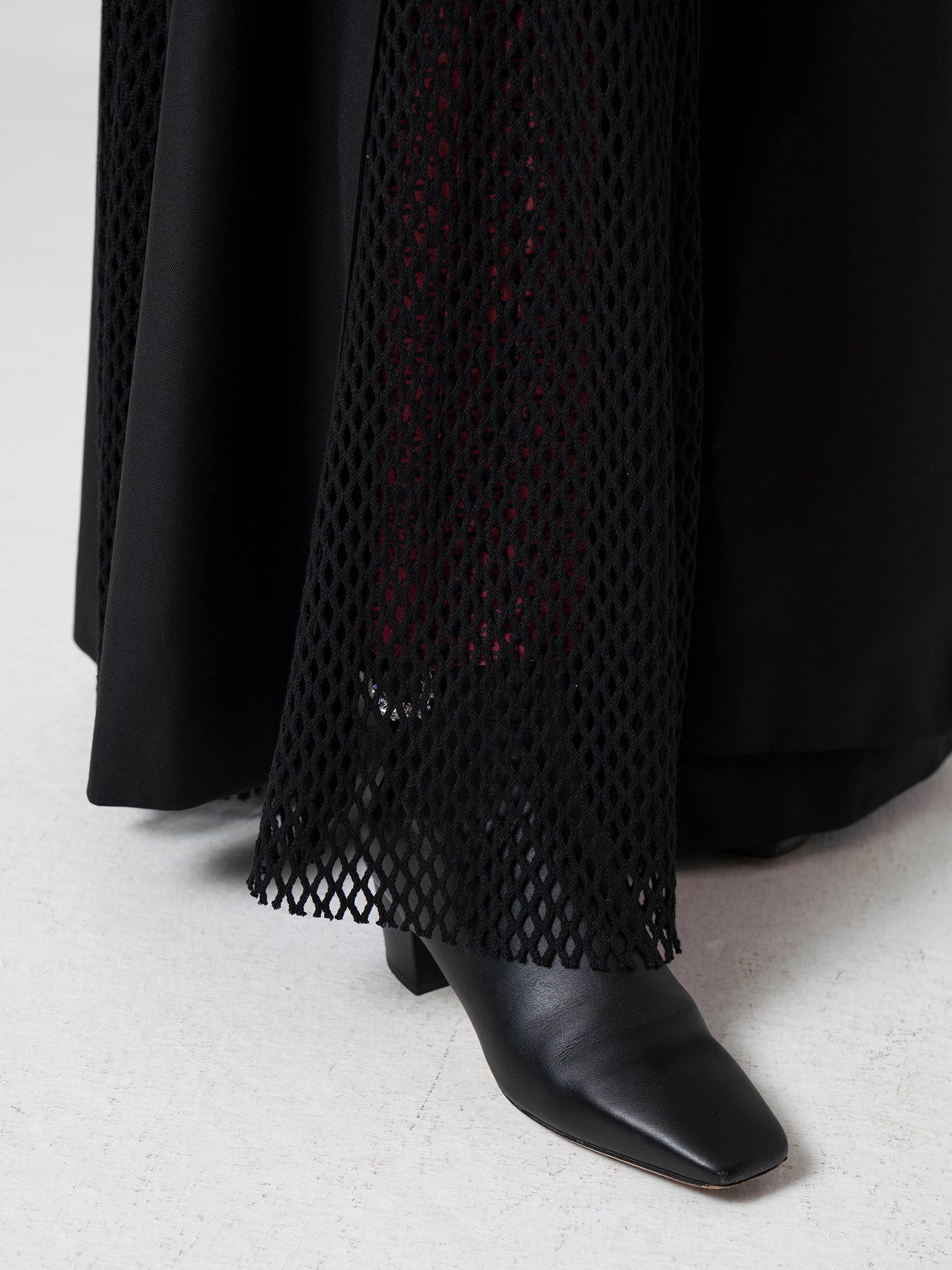 معطف ترنش فاخر - أسود