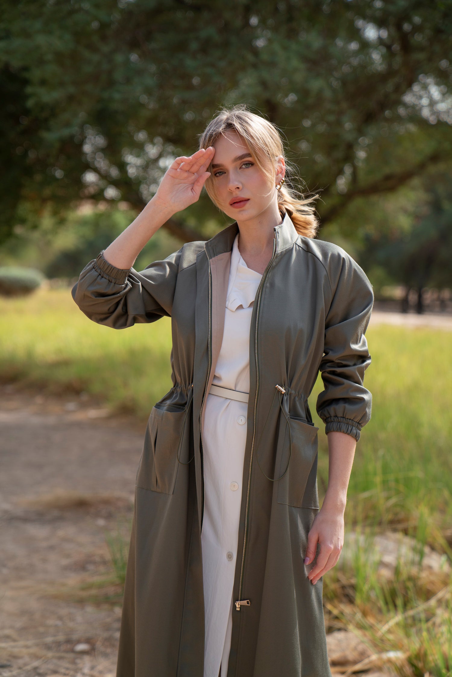 ترنش كوت - الأخضر