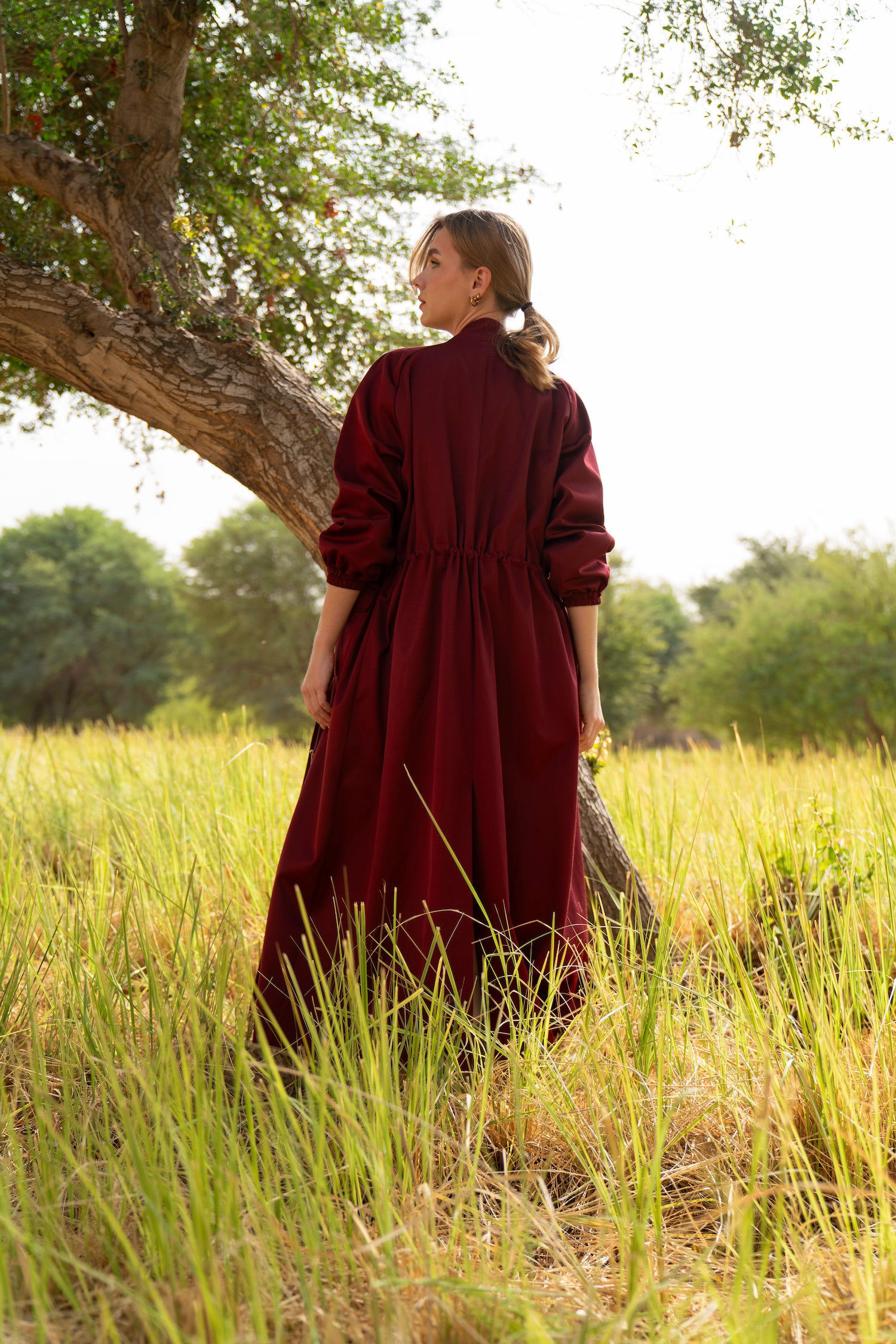 ترنش كوت - أحمر