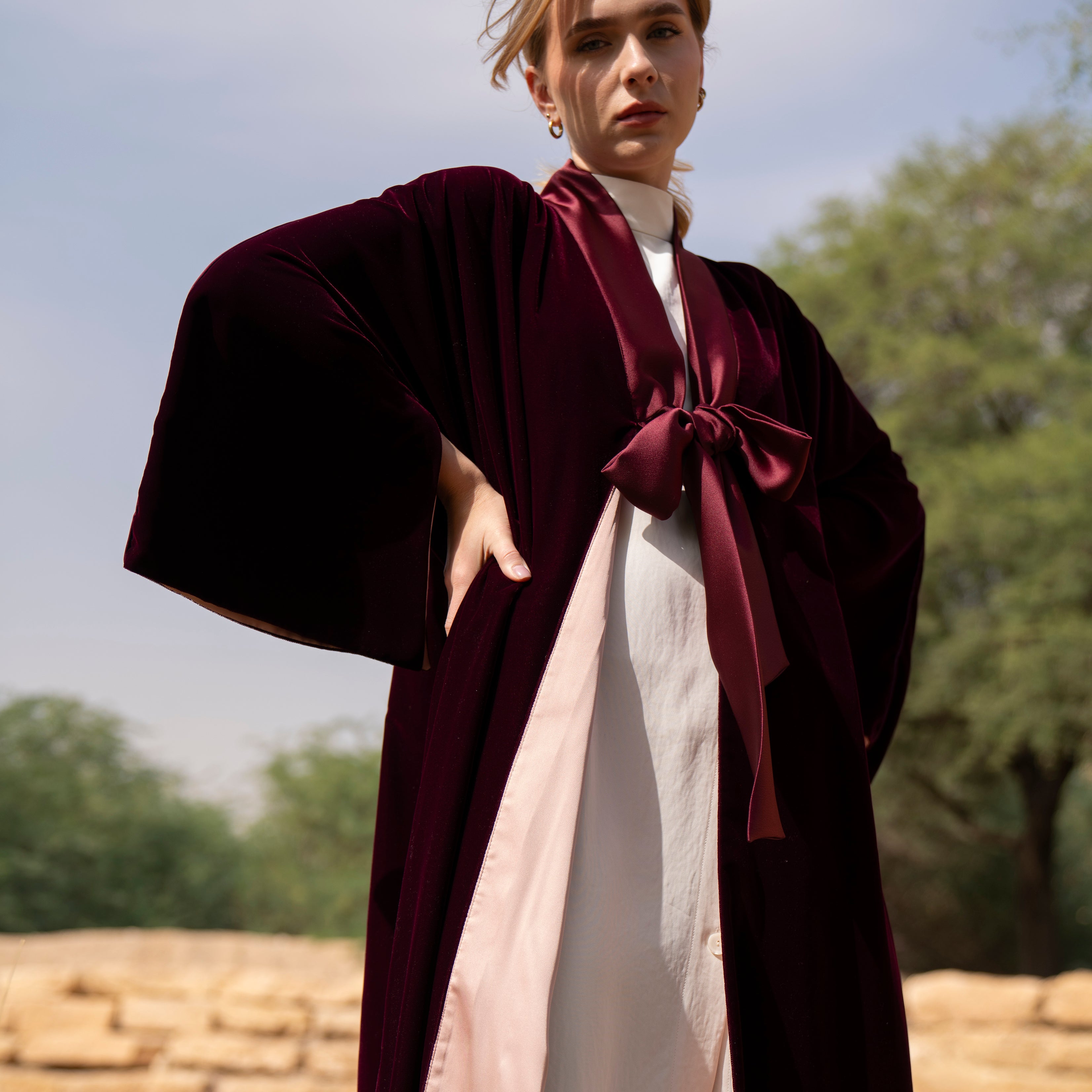 Velvet Grace - Burgundy