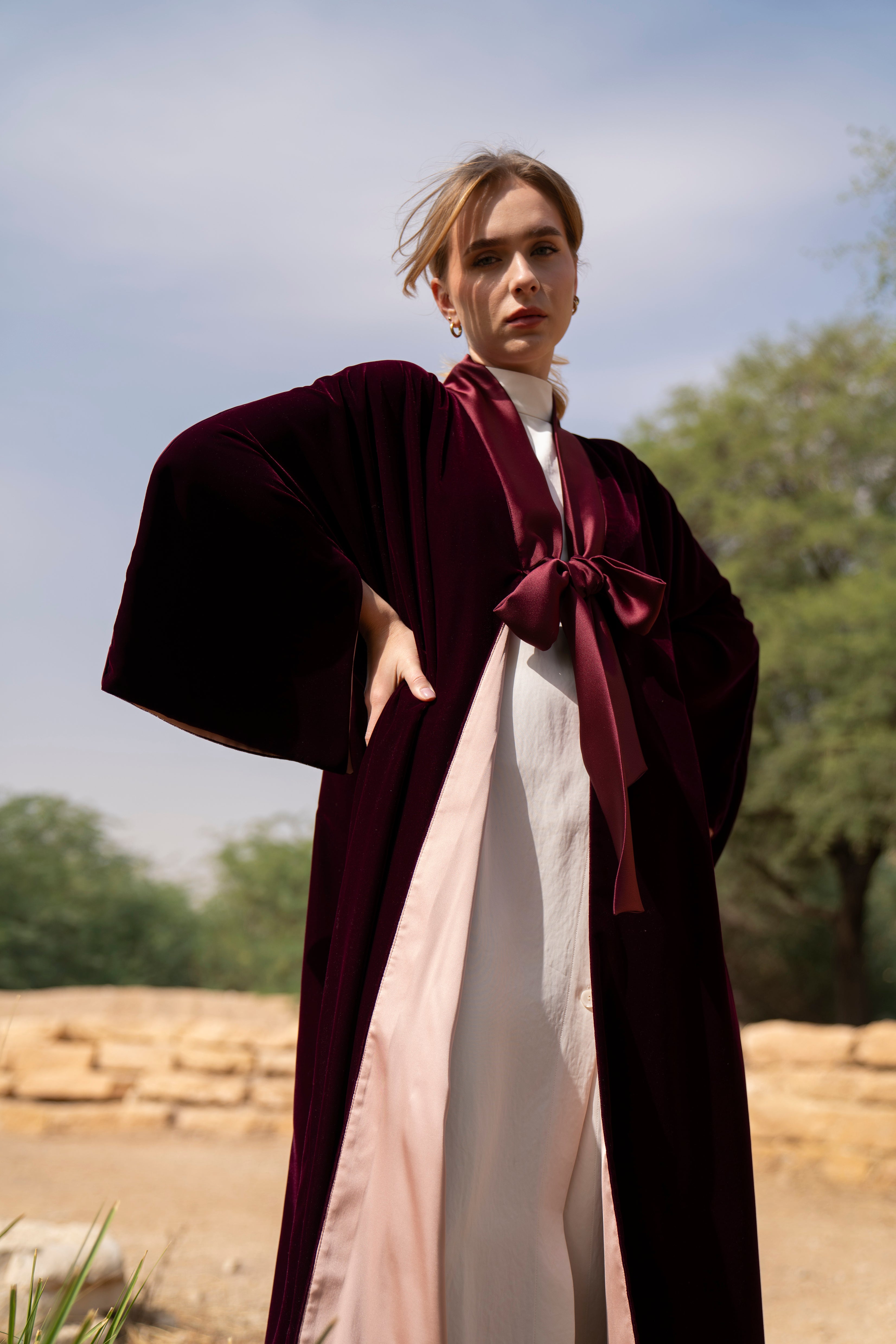 Velvet Grace - Burgundy