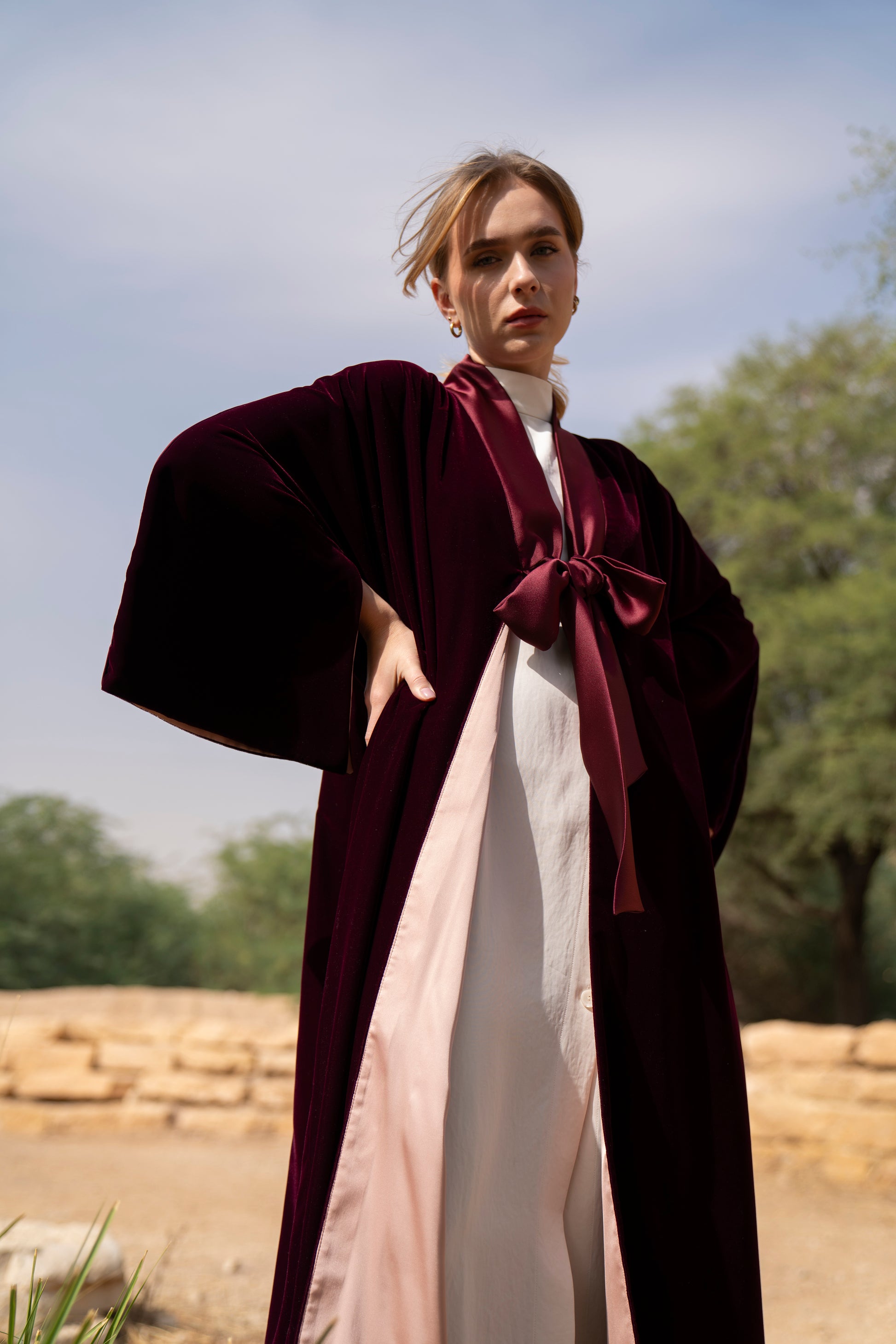 Velvet Grace - Burgundy