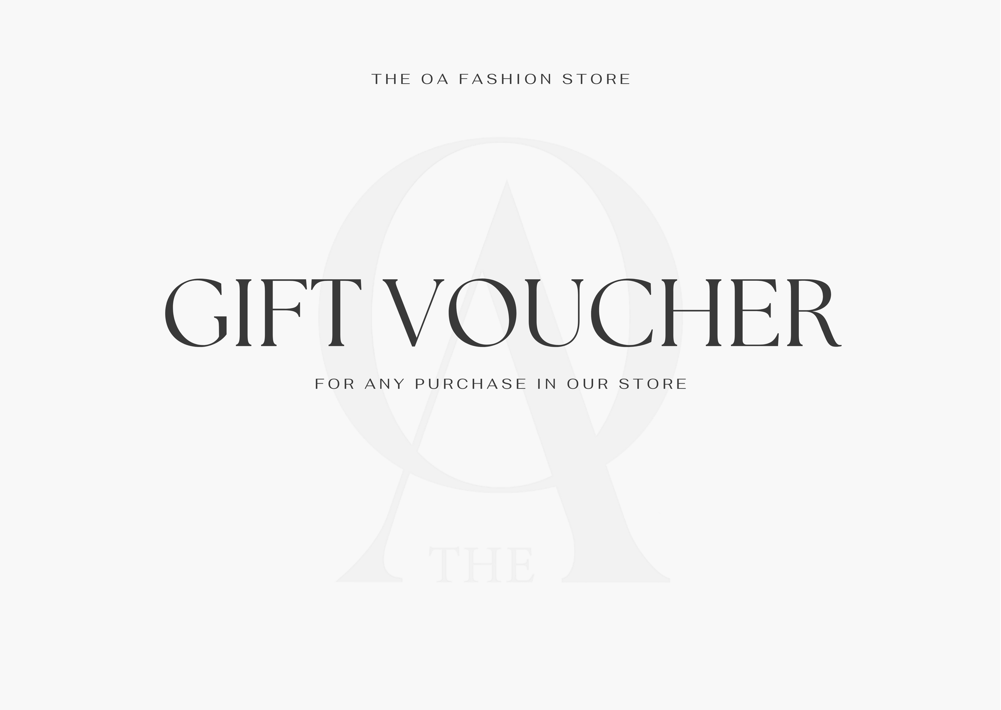 بطاقة هدايا OA